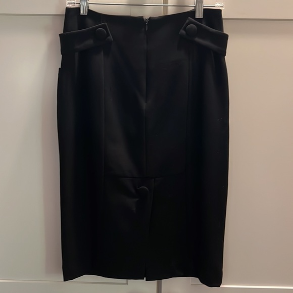 Black Pencil Skirt with lining. Washable - Picture 4 of 5